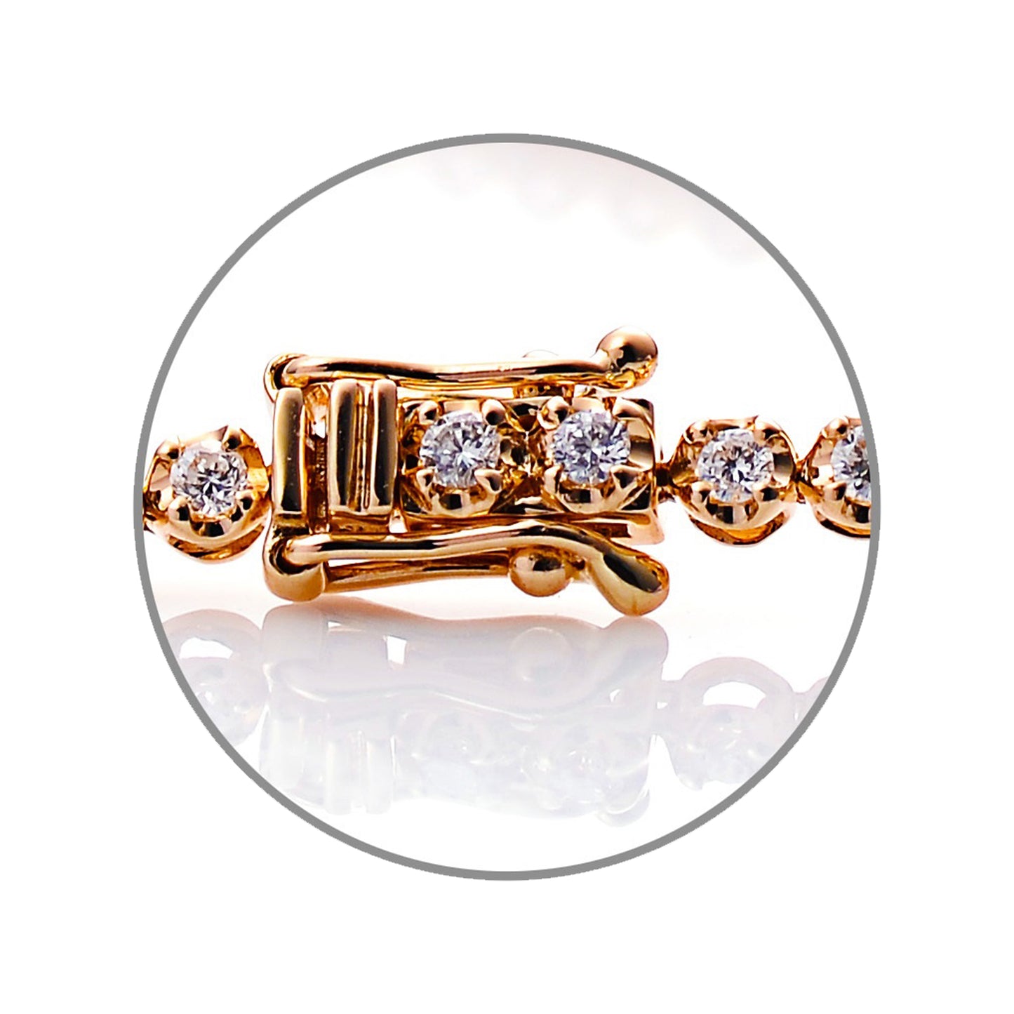 18K White Gold 2.10ct Diamond Tennis Bracelet